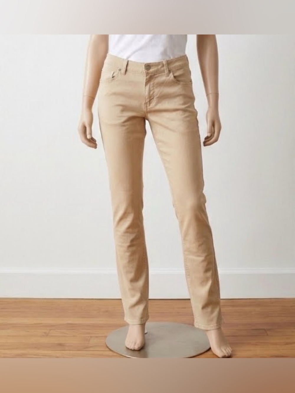 BUFFALO BY DAVID BITTON STRAIGHT LEG BOOT CUT LIGHT TAN “SPICE” JEANS SIZE 27